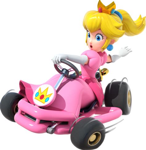 peach from mario kart